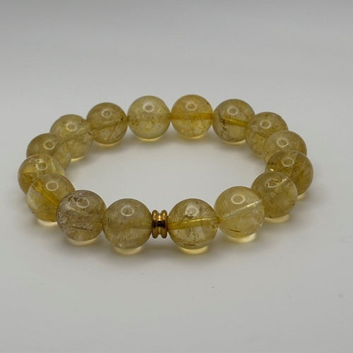 Golden Rutilated Quartz Bracelet