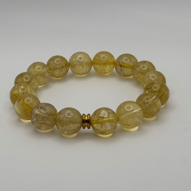 Golden Rutilated Quartz Bracelet