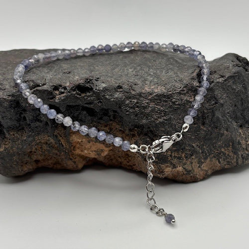 Iolite Tiny Stone Bracelet