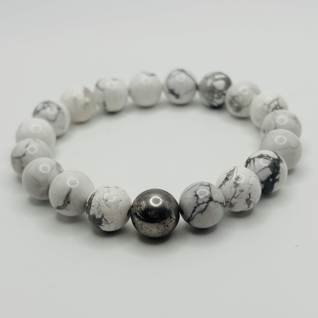 White Howlite Bracelet