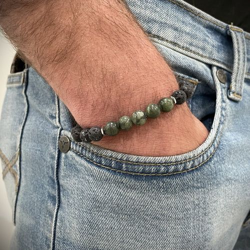 Taiwan Jade Men's Aromatherapy Bracelet
