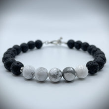 White Howlite Men's Aromatherapy Bracelet