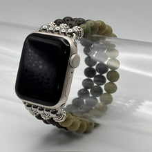 Heliotrope, Dragon Blood Jasper & Alashan Jade Apple Watch Band