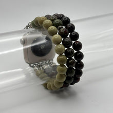 Heliotrope, Dragon Blood Jasper & Alashan Jade Apple Watch Band
