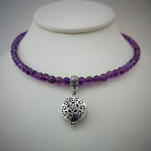 Amethyst Aromatherapy Choker / Bracelet